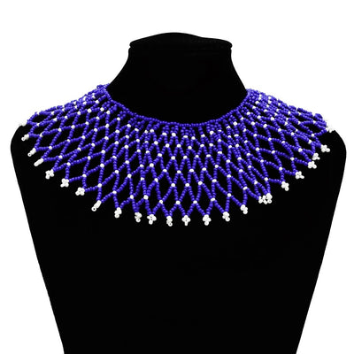 Collier Plastron Ethnie Tribal