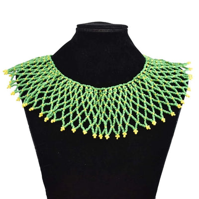 Collier Plastron Ethnie Tribal