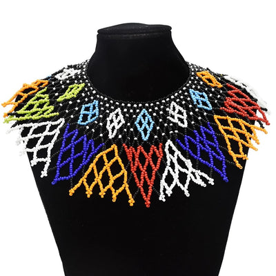 Collier Plastron Ethnie Tribal